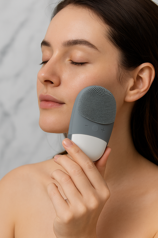 Brosse de Nettoyage Visage Électrique en Silicone