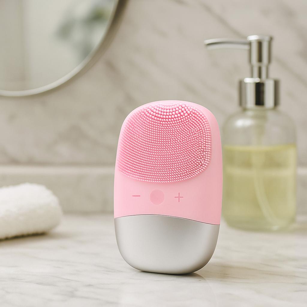 Brosse de Nettoyage Visage Électrique en Silicone