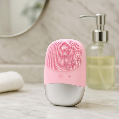 Brosse de Nettoyage Visage Électrique en Silicone